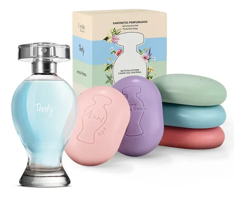 Kit Botticollection Thaty Deo Colônia 100ml + Kit Sabonetes Gênero Feminino