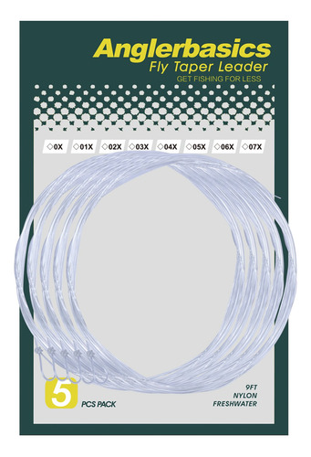 Mosca Lider Conico Anglerbasics 9 Ft Linea Loop 0 7 5