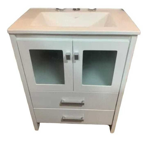 Vanitory Mueble De Baño Marmoreo Ancio70 Puertas Cajon Bacha