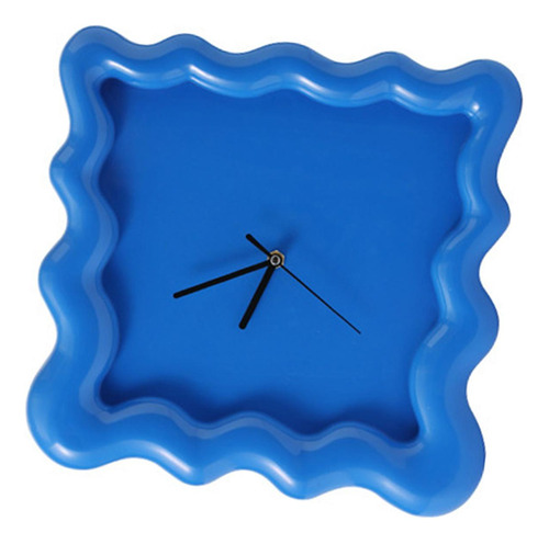 Reloj De Pared Decorativo, Ligero, Silencioso, Regalo, Azul