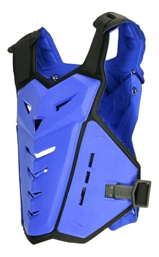 Chaleco De Armadura De Moto De Cross Con Protector De Azul
