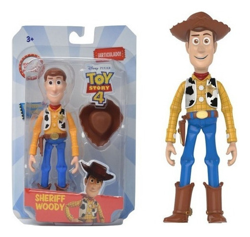 Toy Story 4 Woody Muñeco Articulado 13 Cm Original