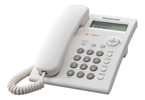 Teléfono Panasonic  KX-TSC11EXW fijo - color blanco