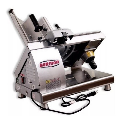 Cortador Fatiador De Frios Lâmina 250mm Inox Bivolt Bermar *