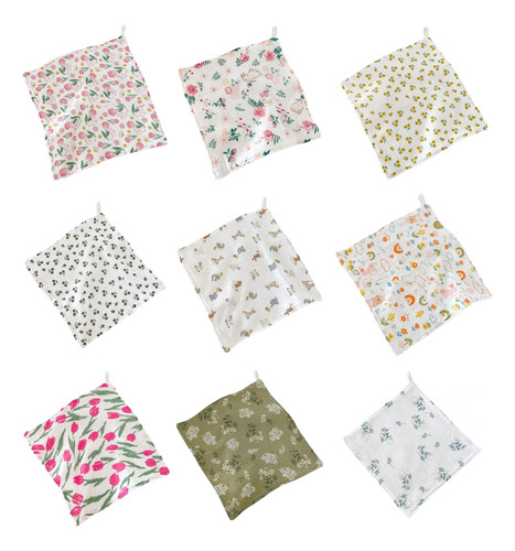 Breathable Washcloth 6 Layer Cotton Gauze Towel For Newborns