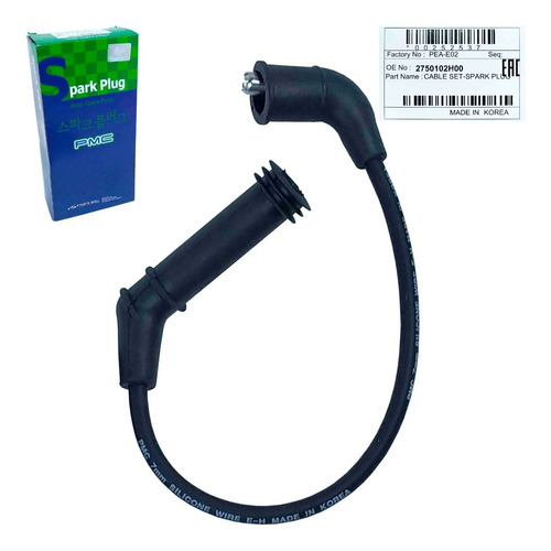 Imagen 8 de 10 de Cables Bujias Kia Picanto 1.1 2008 2009 2010 2011 Original