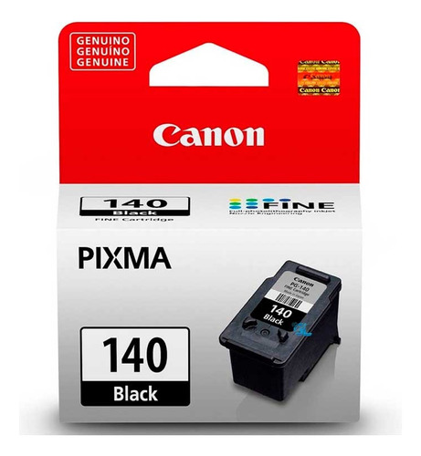 Tinta Canon Color Pg 140 8ml Mg2110 2210 Mg 3110 3210 3510  