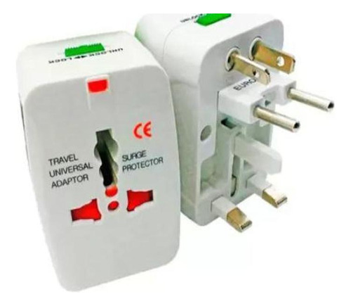 3 Adaptadores Tomada Europeu Universal Argentina México Eua