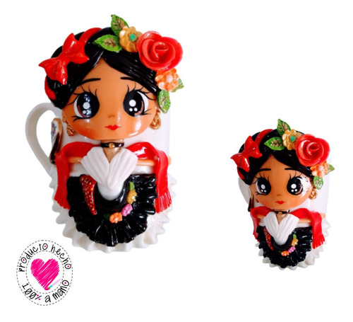 Taza Jarocha Traje Tipico Veracruz Hecha A Mano | Envío gratis Taza Jarocha Traje Tipico Veracruz Hecha A Mano | Envío gratis
