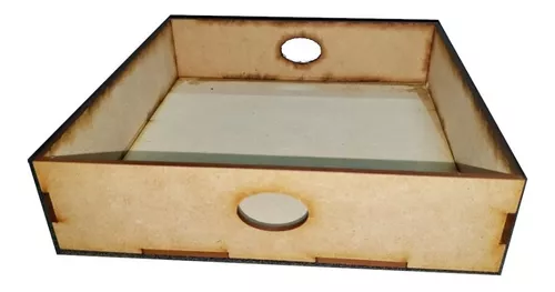 Caja de madera 20 x 20 cm – Comercial Zazueta