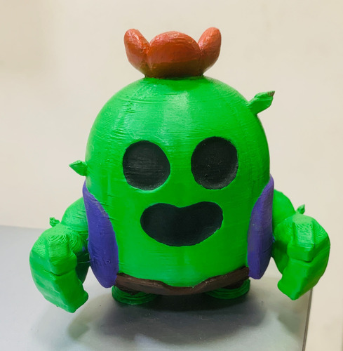Figura De Spike Impresa 3d Pintada A Mano Disponible Ya