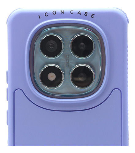 Funda 3 En 1 Para Redmi Note 14 Pro 4g Case Rudo Protector Lila Redmi Note 14 Pro 4g