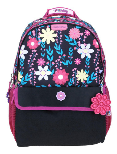 Mochila Grande Negro Chenson Happy Girl Primaria Karmin Para