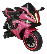 Comprar Motocicleta Montable Eléctrica Tres Ruedas Luz Led 12v Color Rosa