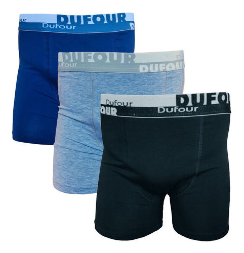 Pack X 12 Boxers Hombre Dufour Algodon Y Lycra Art 12024