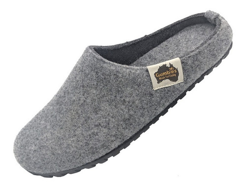 Pantufla Outback Slippers Grey & Charcoal Gumbies