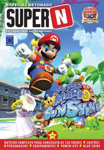 Especial Detonado Super N - Super Mario Sunshine, De A Europa. Editora Europa, Capa Mole Em Português