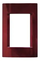 Comprar Tapa Llave De Luz Kalop 3 Modulos Línea Civil Color Rojo Munich