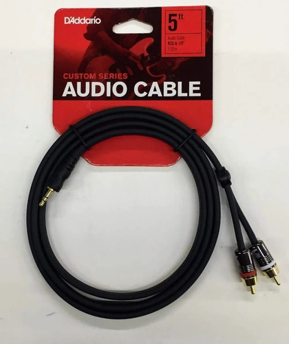 Planet Waves Cable Auxiliar Rca A 3.5 Jack Stereo 1.52 Mts
