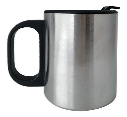 Mug En Acero Inoxidable Con Tapa Removible De 10 Onzas