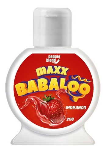 Gel Comestível Maxx Babaloo - Morango 20g