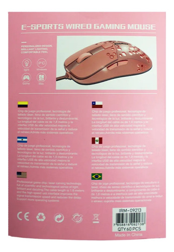 Mouse Gamer Usb Rgb Meidimake Mk-905