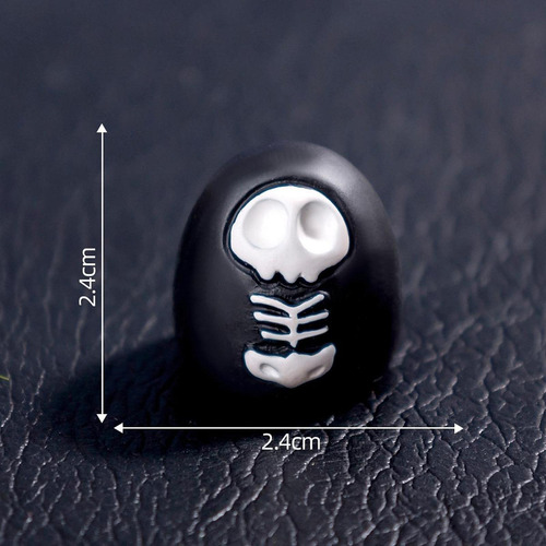 5 Figura De Halloween En Miniatura, Adorno 1,6 X 2,5 Cm Gato