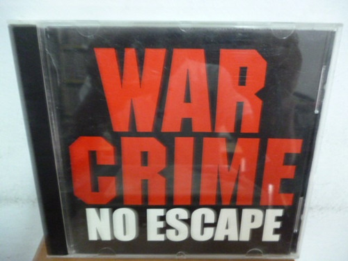 War Crime No Escape Cd Americano Firmado Por Toda La Banda