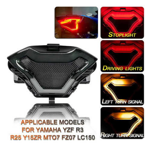 L Luz Trasera Led Moto Luz Freno Luz Trasera Con Led