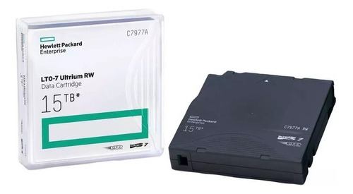 Cinta Hp Lto7 Ultrium Original C7977a 15tb Rw Data Lto-7