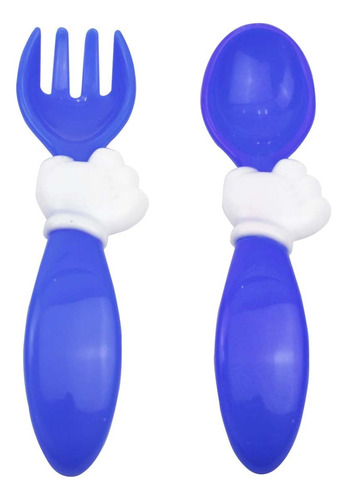 Juego De Cuchara Y Tenedor Infantil Manita Mickey F286