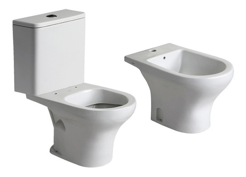 Inodoro Largo Depósito Descarga Dual Bidet 1ag Ferrum Veneto