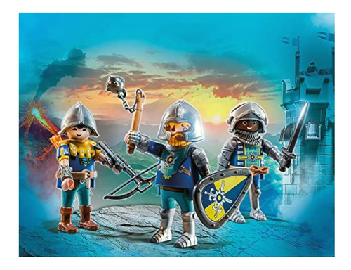 Playmobil Set De 3 Caballeros De Novelmore