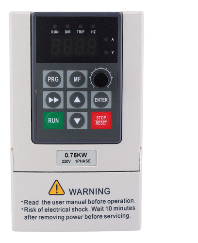 Inversor De Frecuencia Variable 220v 0.75kw Vfd Monofásico