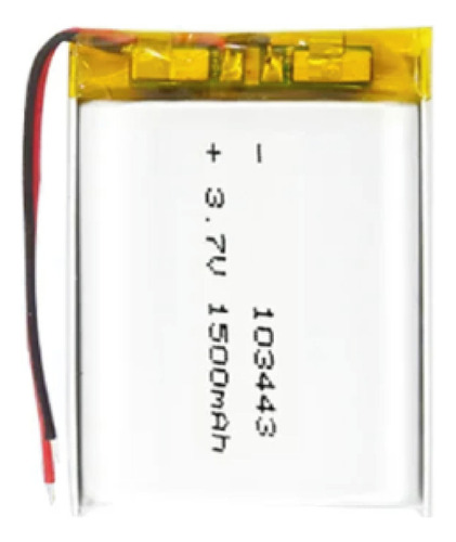 Bateria Recargable De Lipo 3.7v 1500mah (103443)