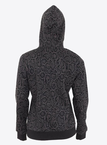 Imagen 2 de 3 de Poleron Puma Ess+ Aop Hoodie Fl Negro