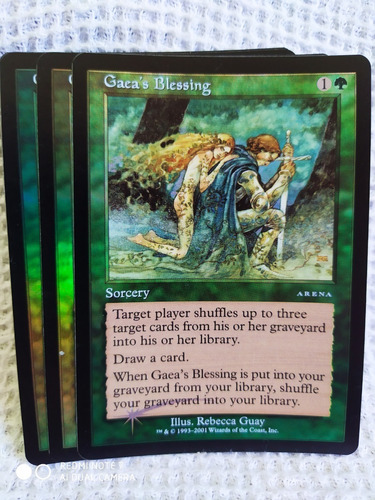 Tcg Magic Card Game Rpg : Bênção De Gaia / Gaea's Blessing