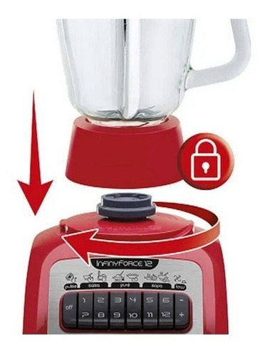 Licuadora T-fal De 12 Velocidades Infiny Force