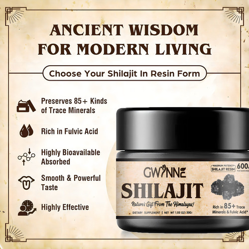 Gwynne Resina De Shilajit Orgã¡nica Puradel Himalaya Shilajit Pure Himalayan 30gr