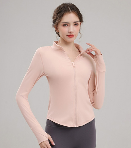 Blusa De Yoga Para Mujer Playera Deportiva De Manga Larga