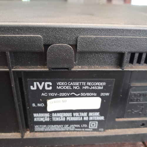 Imagem 9 de 10 de Videocassete Funcionando Com Controle Jvc Hr J453m 4 Cabeças