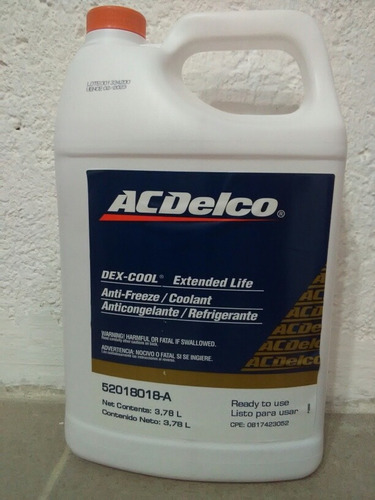 Refrigerante Acdelco Naranja