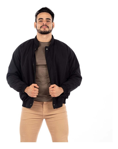 Casaca Legant Hombre Cuello Chino - Negro Xxl