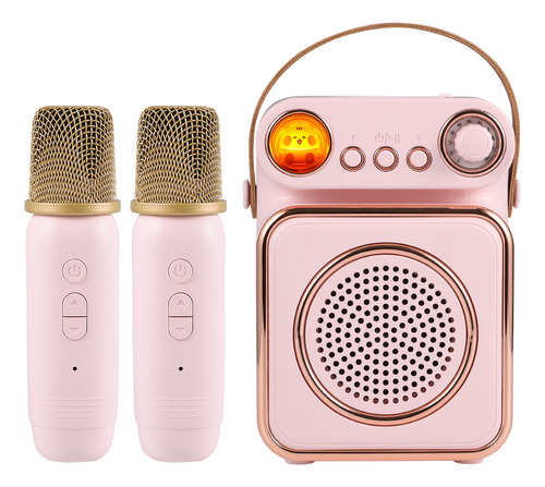 Mini Micrófono A Color Inalámbrico Para Máquina De Karaoke.