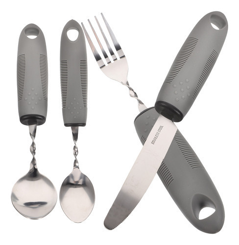 . Talheres De Viagem Parkinson's Spoon Fork Utensílio Para