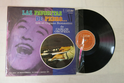 Vinyl Vinilo Lp Acetato Carlos Oropeza Las Favoritas De Pedr