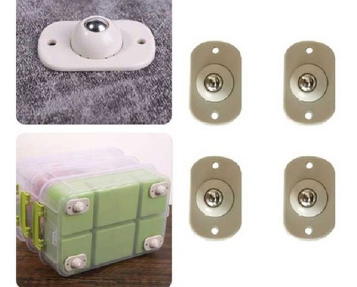 Set Base  De 4 Ruedas Para Mover Muebles,