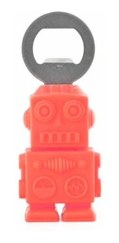 Destapador Robot Bottle Opener Kikkerland Silicona Y Metal