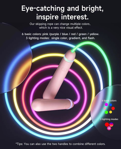 O Cuerda Para Saltar Con Led Para Niños