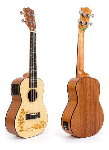 Guitarra Eléctrica Hawaiana Estilo Ukelele Concierto De 23.